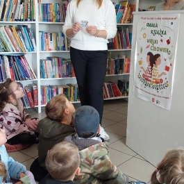 Odwiedziny przedszkolaków w bibliotece
